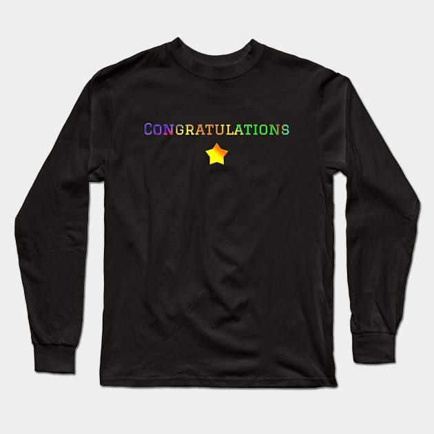 Congratulations Long Sleeve T-Shirt by Amanda1775